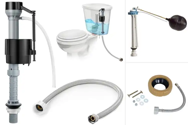 Detailed view of Best 12 Inch Toilet Repair Kit Height