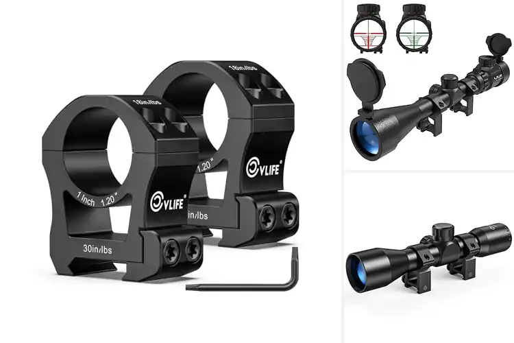 Detailed view of Best 20mm Weaver Mount Rifle Scopes