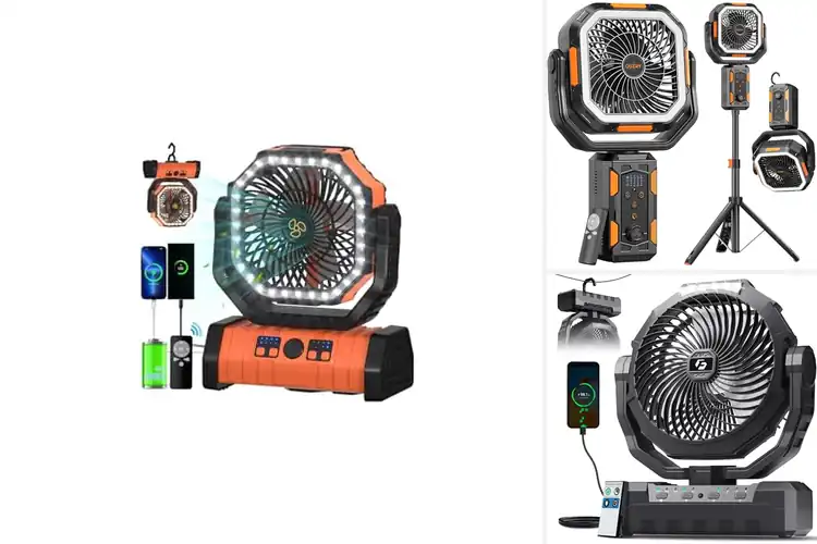 Detailed view of Best All Weather Camp Fans: Stay Cool on Any Adventure