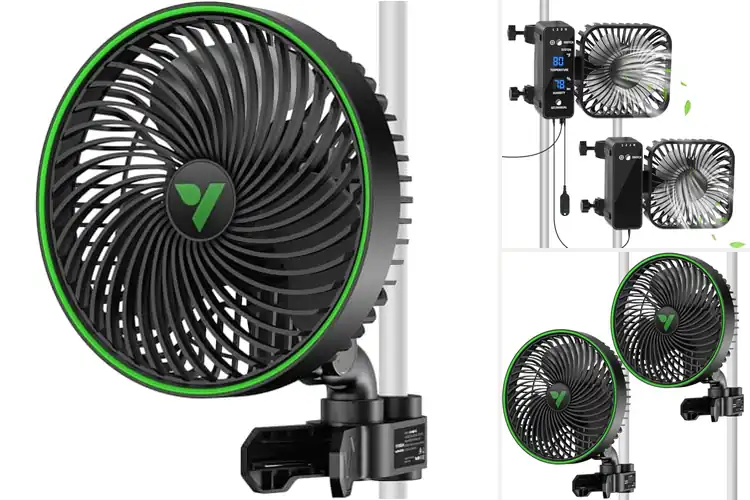 Detailed view of Best Automatic Oscillating Tent Fan