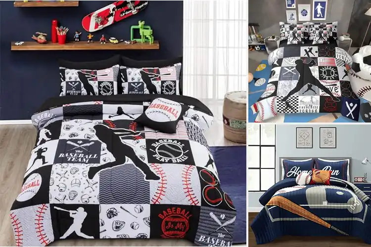Detailed view of Best Baseball Comforter Sets