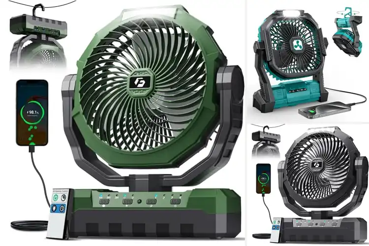 Detailed view of Best Battery Camping Fans