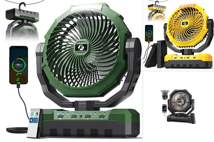 Detailed view of Best Battery Life Camping Fans