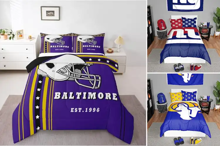 Detailed view of Best Bold Team Color Comforter