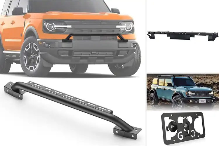 Detailed view of Best Bronco Grille Brackets