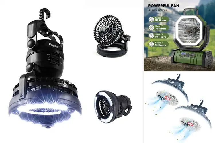 Detailed view of Best Camping Fans With Lanterns