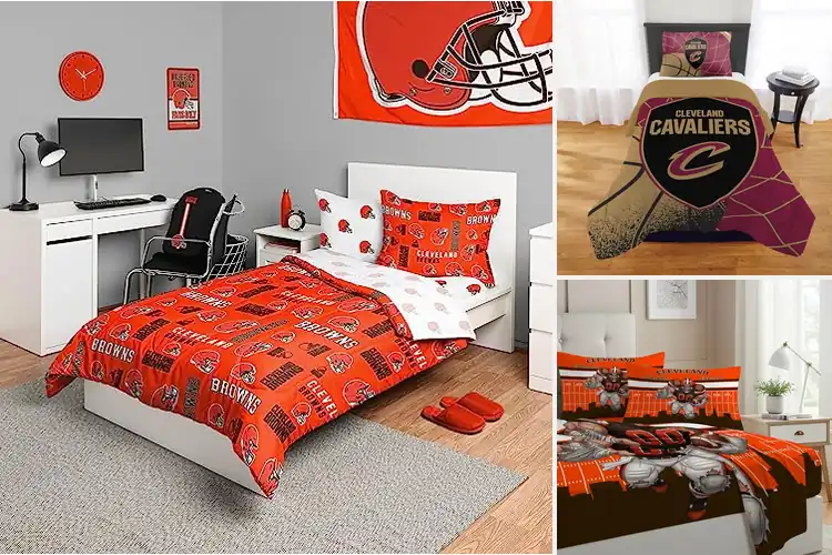 Detailed view of Best Cleveland Team Bedding Twin