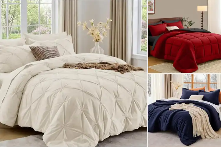 Detailed view of Best Comforter Set With Sham Included