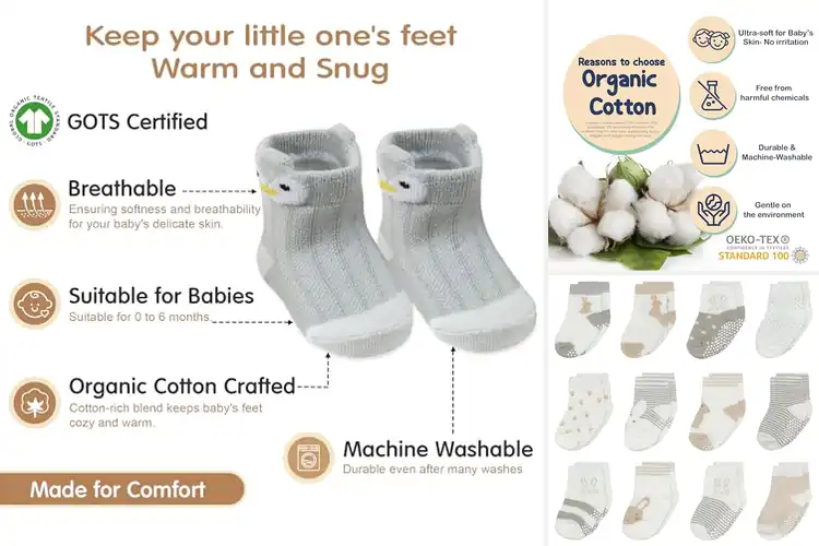 Detailed view of Best Cotton Blend Baby Socks