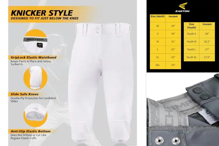 Detailed view of Best Durable Baseball Pants For Adults