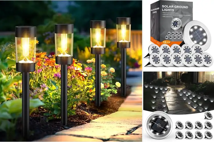 Detailed view of Best Easy Assembly Solar Garden Lights