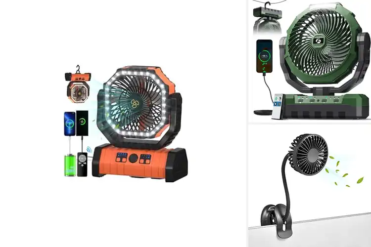 Detailed view of Best Emergency Fans With Power Banks