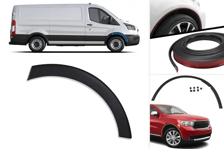 Detailed view of Best Fender Flare Moldings: Durable Style for Your Vehicle