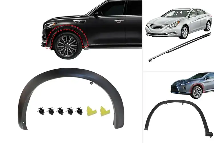 Detailed view of Best Front Driver Side Fender Trim Molding