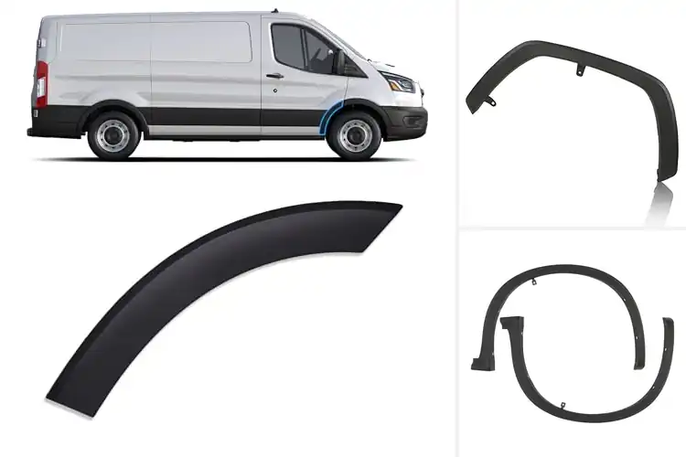 Detailed view of Best Front Fender Flare Molding