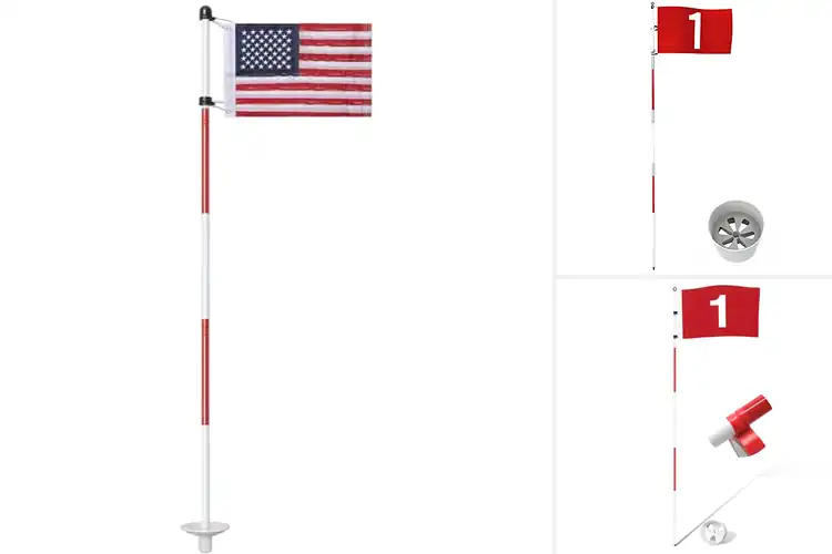 Detailed view of Best Golf Flag Poles: Boost Your Swing Instantly