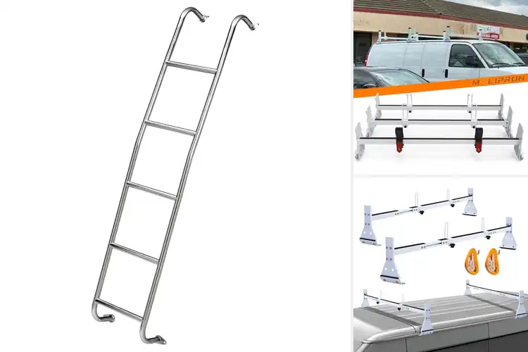Detailed view of Best Heavy Duty Van Ladders