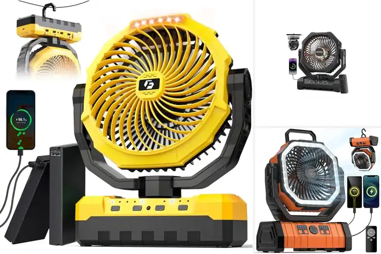 Detailed view of Best High Speed Camping Fans With 4 Speeds