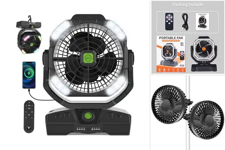Detailed view of Best High Speed Tent Fans