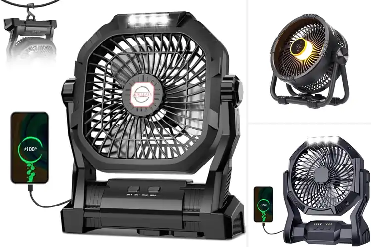 Detailed view of Best High Velocity Camping Fan With 4 Speeds