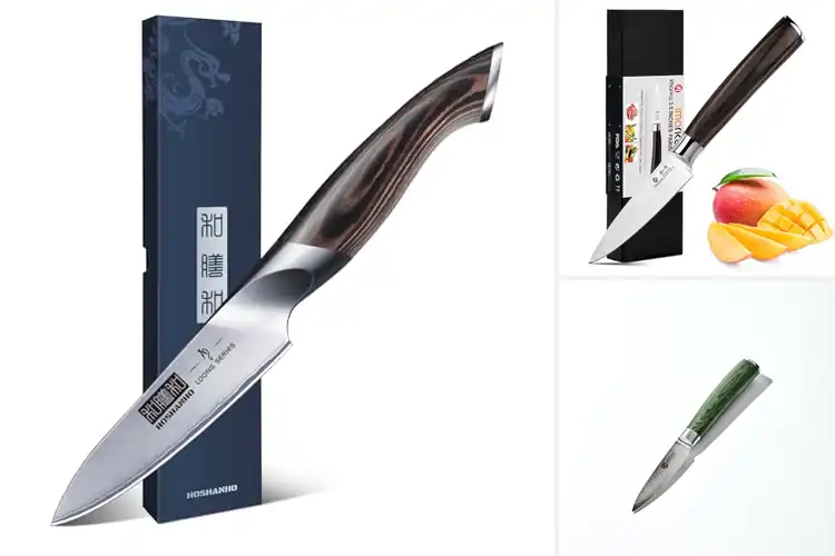 Detailed view of Best Japanese Steel Paring Knives for Precision & Comfort