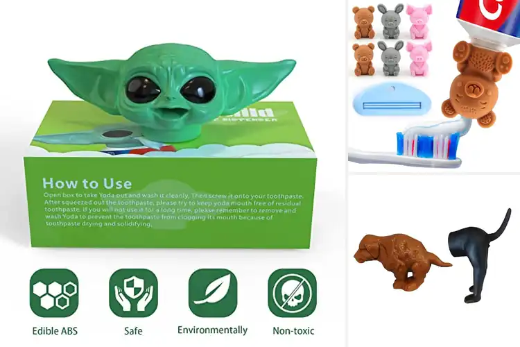 Detailed view of Best Kids Toothpaste Topper Gift: 10 Fun Brushing Joys
