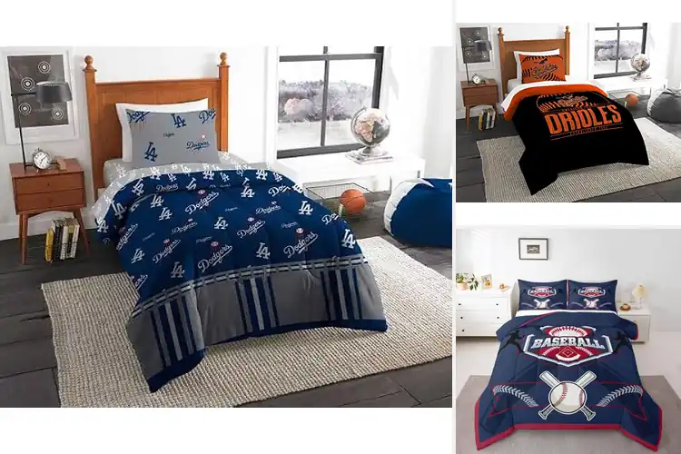 Detailed view of Best MLB Team Comforter Sets
