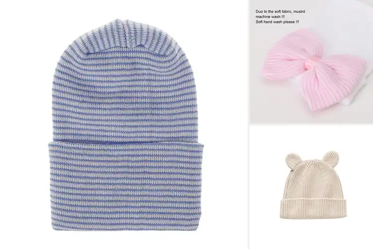Detailed view of Best Newborn Knit Cap