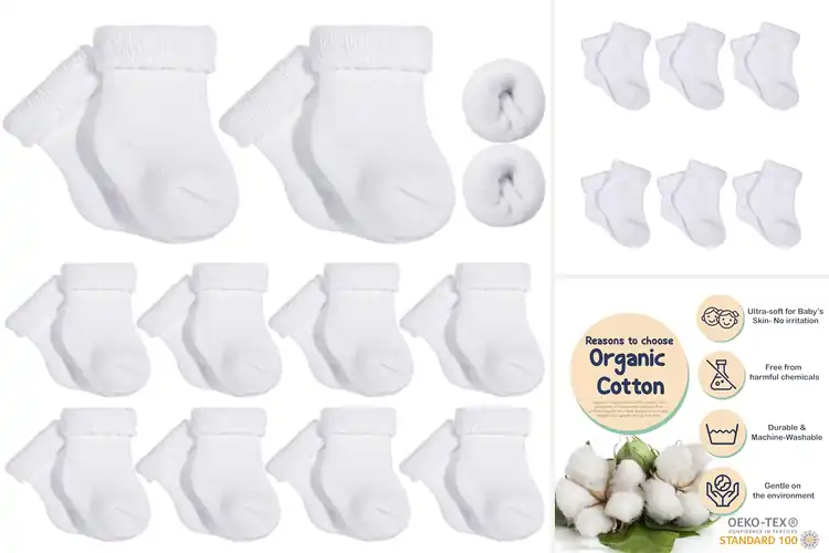 Detailed view of Best Newborn Socks: Cozy Comfort for Tiny Toes