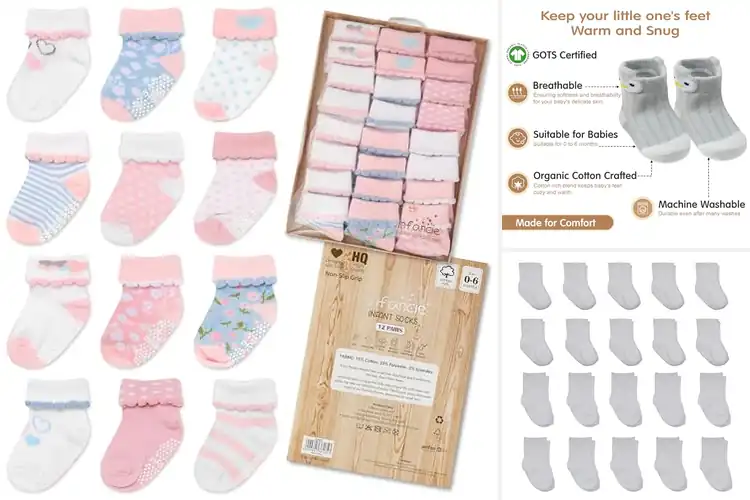 Detailed view of Best Newborn Socks Sets