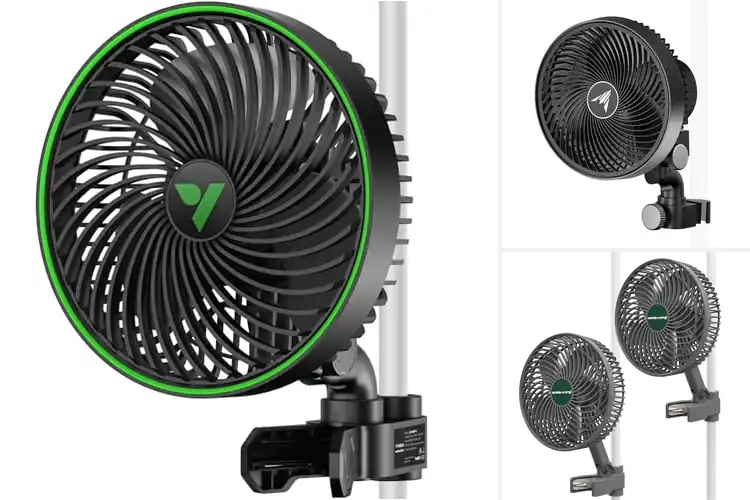 Detailed view of Best Oscillating Tent Fans