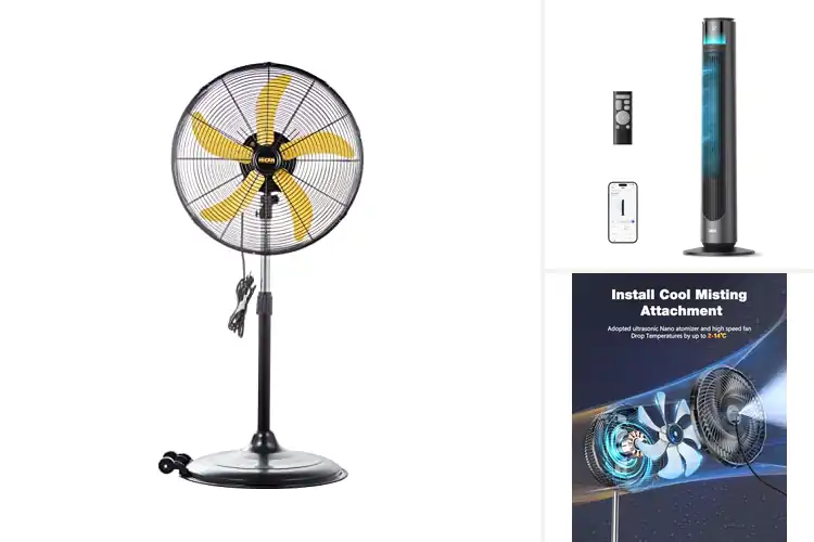 Detailed view of Best Outdoor Fans With Oscillation