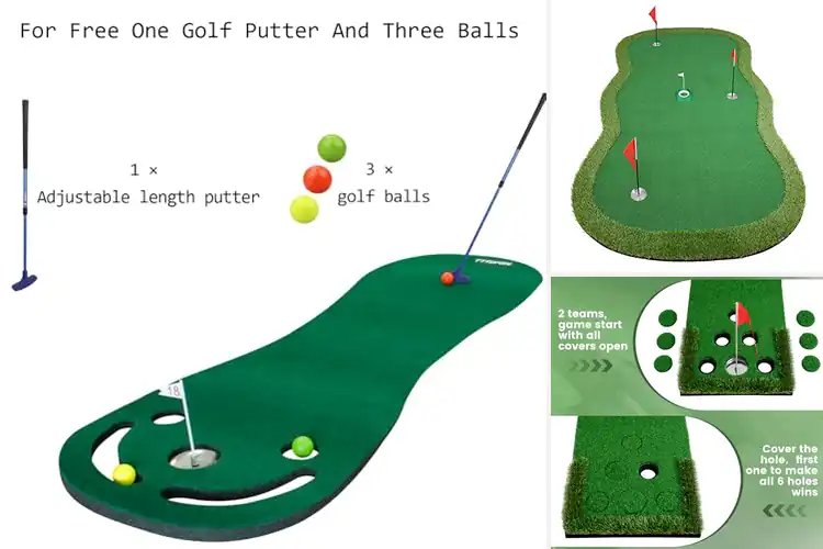 Detailed view of Best Outdoor Putting Sets for Backyard Golf Fun