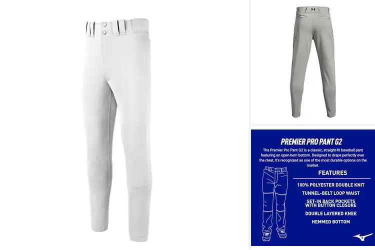Detailed view of Best Performance Baseball Pants For Players