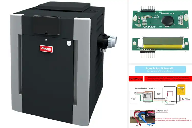 Detailed view of Best Pool Heater Digital Displays