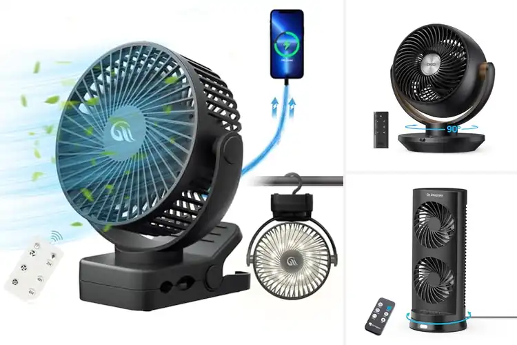 Detailed view of Best Portable Fans With Remote Controls