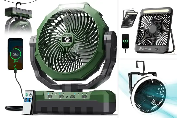 Detailed view of Best Portable Tent Fans For Outdoors