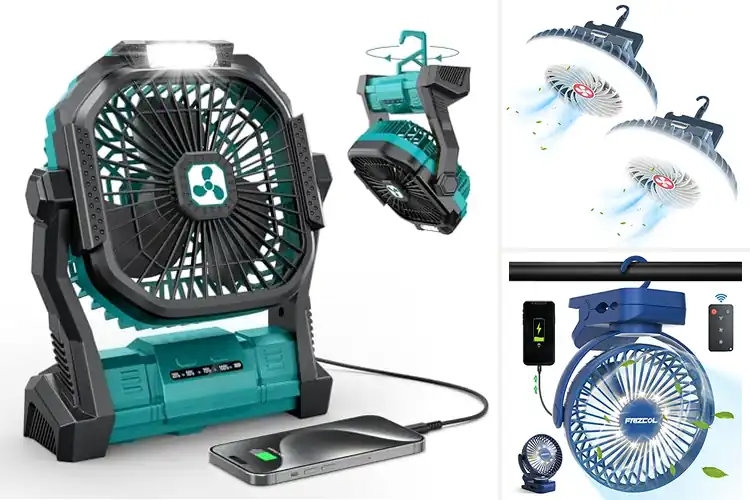 Detailed view of Best Portable Tent Fans: Stay Cool on Your Adventures
