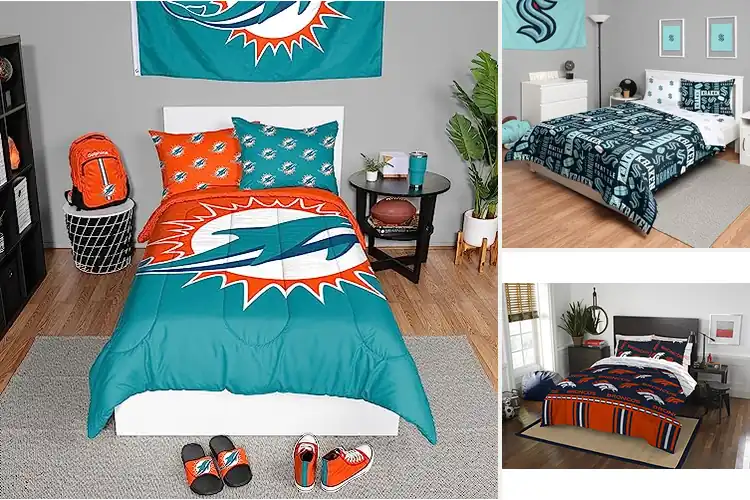 Detailed view of Best Printed Comforter With Team Logo