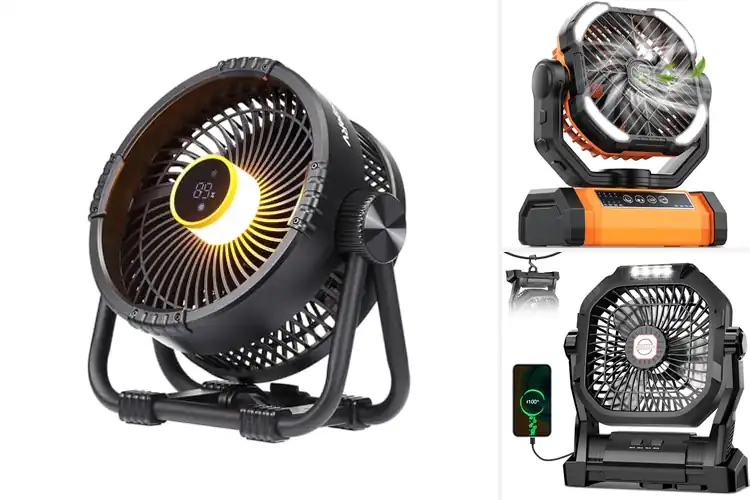 Detailed view of Best Quiet Camping Fans 4 Speeds: Stay Cool & Comfy