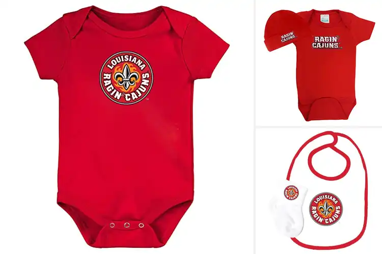 Detailed view of Best Ragin Cajuns Baby Gear