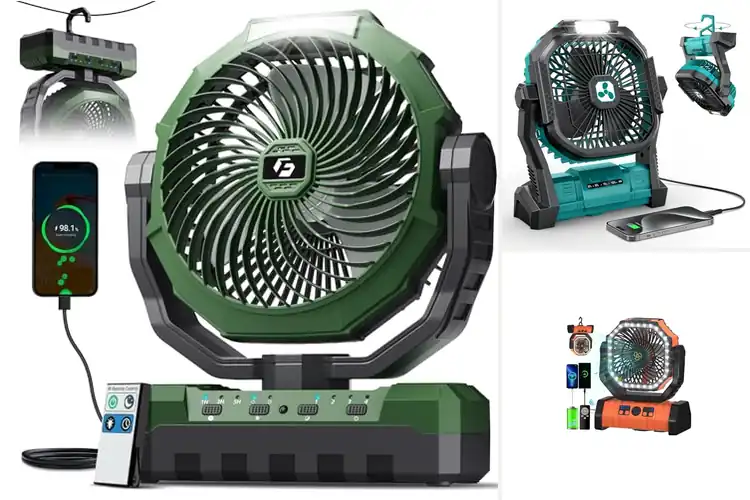 Detailed view of Best Rechargeable Fans For Camping