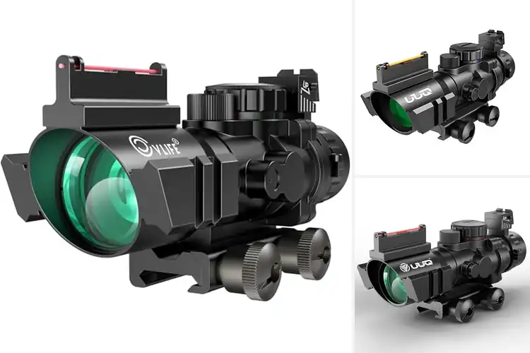 Detailed view of Best Red Green Blue Illuminated Rifle Scopes