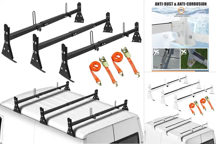 Detailed view of Best Roof Rack Ladders