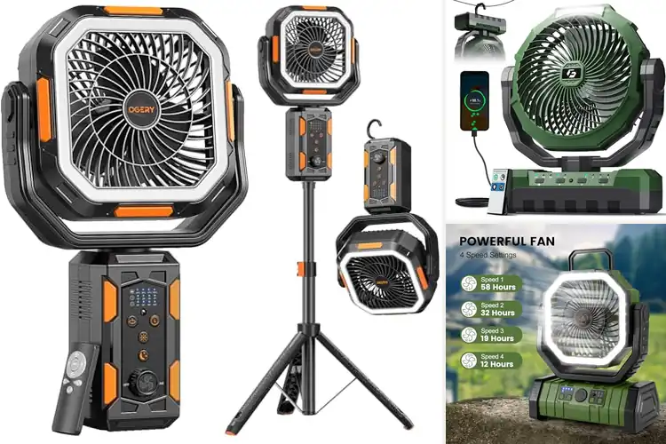 Detailed view of Best Rugged Camping Fan With Durable Build