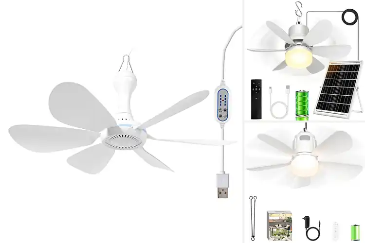 Detailed view of Best Rugged Tent Fans With Hanging Option