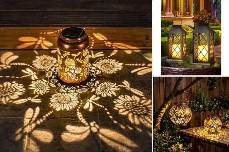 Detailed view of Best Solar Decorative Lanterns