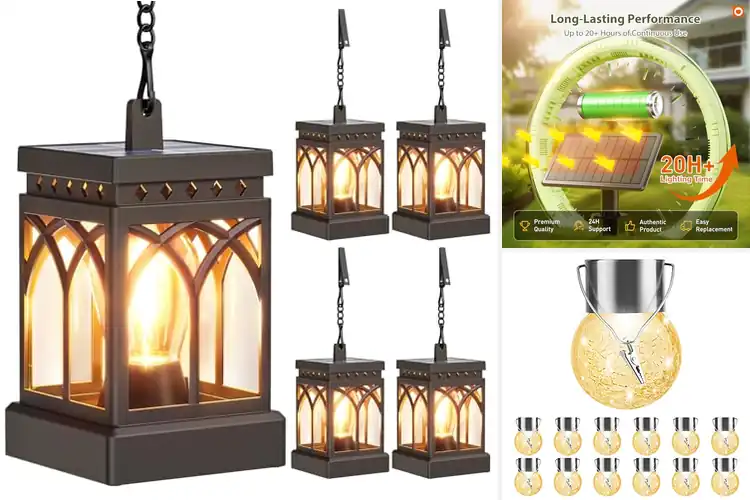 Detailed view of Best Solar Hanging Lights For Garden