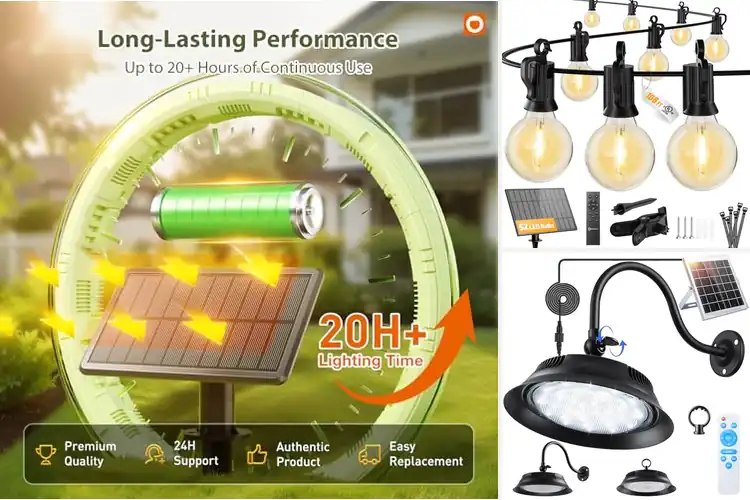 Detailed view of Best Solar Hanging Lights: Top 10 Durable & Charming Picks