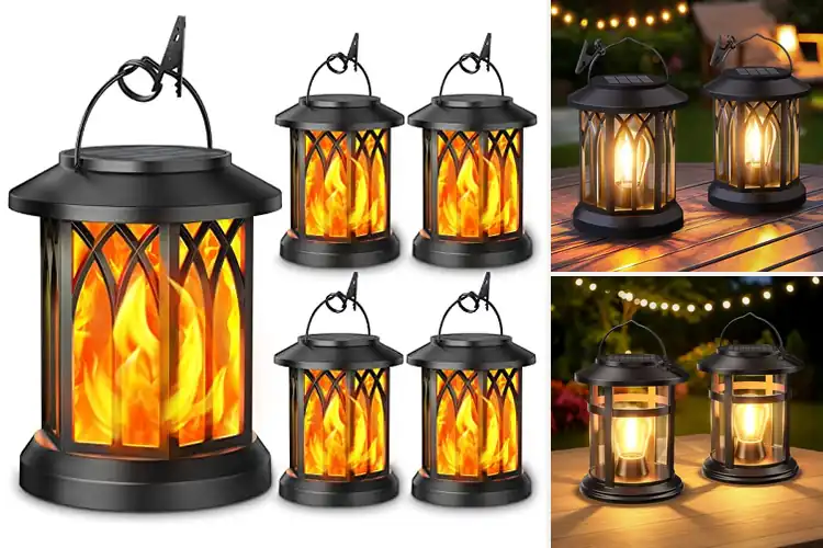 Detailed view of Best Solar Patio Lanterns for Warm Outdoor Glow